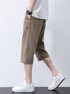 Casual <strong>Pants</strong> for Men New Loose Straight Men's Casual <strong>Pants</strong> Personality <strong>Three</strong> <strong>Quarters</strong> <strong>Pants</strong> - Product Image 3