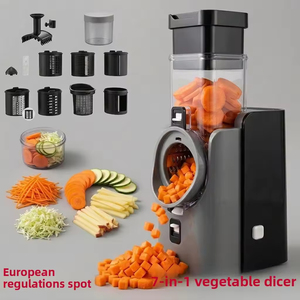 Coupe-légumes électrique multifonctionnel 220V pour l'Europe, machine à découper les pommes de terre et les carottes - Product Image 2