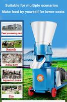 Mini Molino de Pellets para Alimento de Aves de Corral, Máquina de Pellets para Alimento Animal Modelo 150, 100 kg/h de Alta Productividad, 220V/380V 4kw, 1 Año de Garantía
