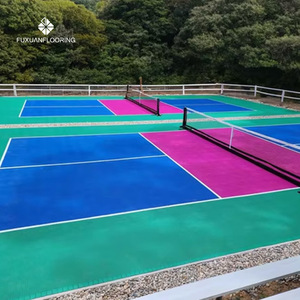 Baldosas Deportivas de Material TPE de Alta Calidad, Ecológicas y de Fácil Instalación para Deportes en Interiores/Exteriores como Pickleball, Béisbol y Tenis - Product Image 1