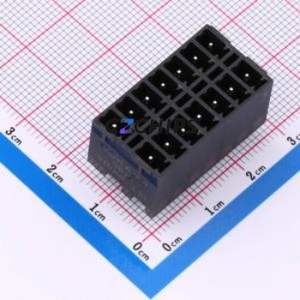 DB2EVHB-3.81-2*7P-BK Plug-in Terminal Block Through hole,P=3.81mm Connector Board-to-Board / Socket - Closed 2x7P 3.81mm Black - Product Image 1