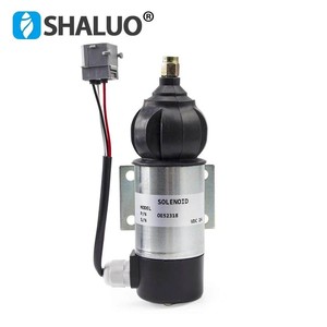 Vanne solénoïde Shaluo OE52318 24VDC pour générateur diesel, vanne de coupure de carburant en fer - Product Image 1