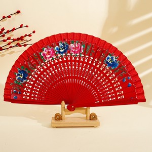 <span class=keywords><strong>Éventail</strong></span>s en bois faits à la main, cadeaux promotionnels, style <span class=keywords><strong>espagnol</strong></span>, danse <span class=keywords><strong>flamenco</strong></span>, <span class=keywords><strong>éventail</strong></span>s pliants en bois avec impression florale - Product Image 3