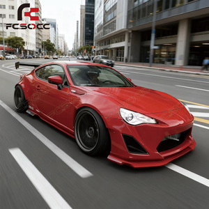 Kit de Carrocería para Toyota GT86 Subaru BRZ 13-19, Estilo <span class=keywords><strong>Rocket</strong></span> <span class=keywords><strong>Bunny</strong></span> V1, FRP, Alerón Delantero, Guardabarros, Faldones Laterales, Difusor Trasero - Product Image 4