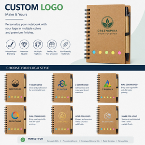 Blocs-notes autocollants personnalisés avec logo, mémos promotionnels personnalisés pour les promotions d'entreprise au bureau - Product Image 3