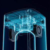 Diffuseur d'huiles essentielles AeroScent 1000ml, tour en aluminium, nébuliseur à air froid, commande intelligente, électrique, sans eau, pour usage hôtelier et commercial