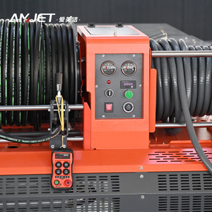 أنبوب تصريف Amjet للفتح بضغط عالٍ 180 بار 65 لتر في الدقيقة مع خزان مياه لتر - Product Image 6