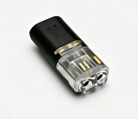 Connecteur rapide D2A à 2 broches sans dénudage, terminal d'épissure isolé