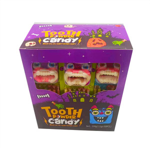 Vente <span class=keywords><strong>en</strong></span> gros d'usine OEM Tooth Mouth Gummy Candy avec du yaourt CC Stick Candy - Product Image 3