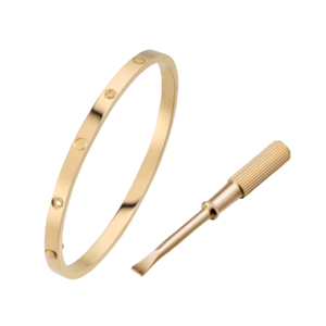 Europäischer und Amerikanischer Trend Anti-allergisches Edelstahl-Armband für Liebende Personalisierter Nicht-verblassender Luxus-Schmuck - Product Image 2