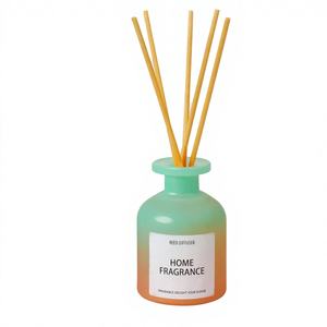 Gradient Glass Bottle 50ml Flameless Indoor Aromatherapy Long-Lasting Rattan <b>Diffuser</b> <b>Essential</b> <b>Oil</b> Set Factory Direct - Product Image 2