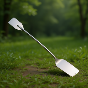 Spatola in acciaio inossidabile con manico lungo, utensile da cucina per cucinare e infornare - Product Image 3