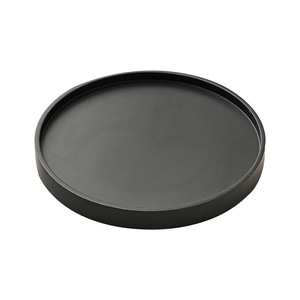 Retro Japanese Round <b>Tray</b> Solid Wood 3 Sizes Multifunctional For Tea Snacks Restaurant Use - Product Image 5