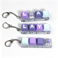 Mini clavier personnalisé en plastique, porte-clés pour cadeaux et promotion