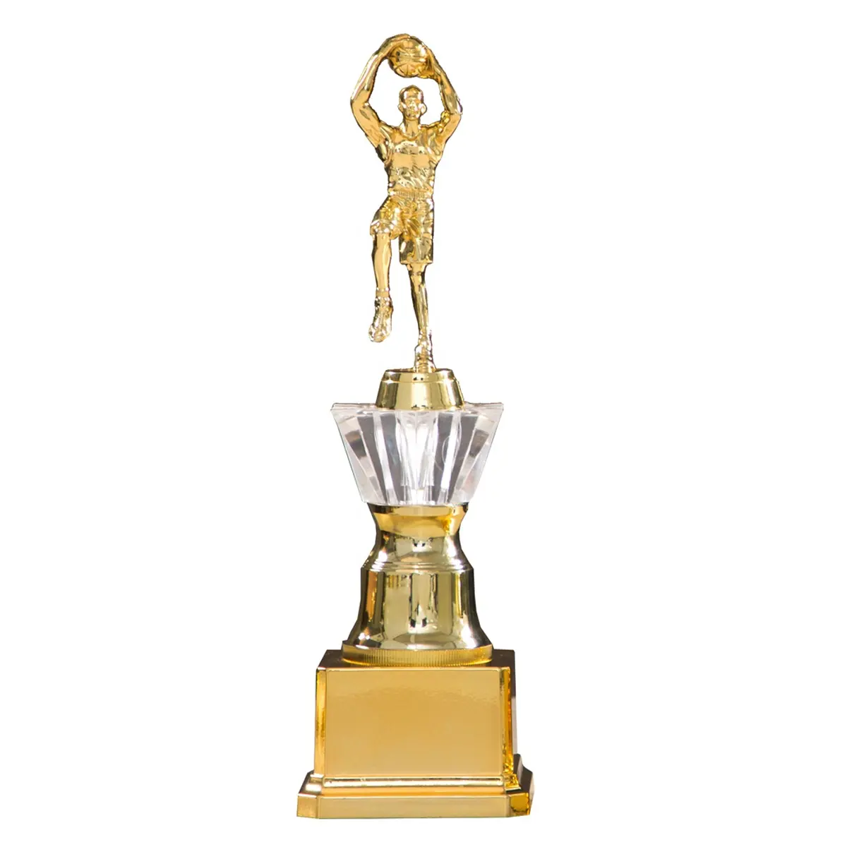 Trophée en plastique de la récompense de la publicité de la réunion annuelle de l'entreprise pour les jeux de basket-ball Champion Industries de l'assurance automobile