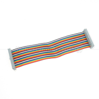 Cable Plano Flexible de PVC FFC de Múltiples Colores, 10 Pines, 20, 30, 40, 50 Pines, IDC 2.54mm, 2.0mm, 1.27mm, para Uso en Computadoras