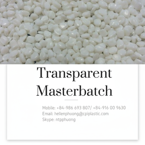 Masterbatch de relleno transparente con BaSO4 para soplado, extrusión, moldeo por inyección, tubería de HDPE - Product Image 1