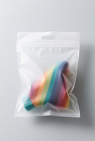 Sacs d'emballage pour vêtements sur mesure à trois soudures latérales avec fermeture éclair coulissante et trou de suspension en polyéthylène