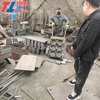 Machine automatique compacte mobile pour la fabrication de briques creuses en ciment avec moteur, boîte de vitesses et pompe pour blocs de béton cellulaire autoclavé