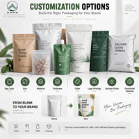 Sac biodégradable en gros avec poignée, écologique, réutilisable, transparent, pour l'emballage alimentaire