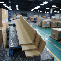 Protection d'angle en carton écologique et polyvalente, imperméable, flexible, recyclable, blanc/marron, vente en gros