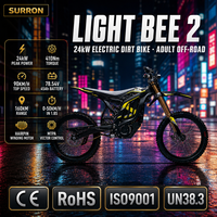 Moto tout-terrain électrique Surron Light Bee 2 24kW avec contrôleur B-Matrix 7 modes, Turbo Crawl, mode M personnalisé, course sur sentier, vente en gros
