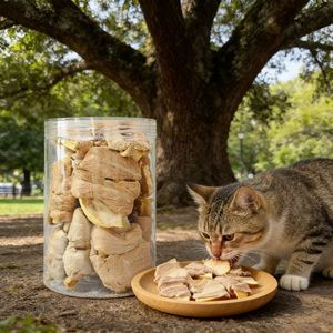 Snacks Liofilizados de Carne de Pato para Perros y Gatos, Marca Personalizable, Salud Intestinal y Control de Inflamación, Latas de 80g - Product Image 1