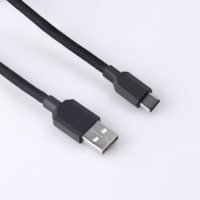 Kabel USB Tipe C 3A Pengisian Cepat Kabel Spiral Charger USB Kabel Spiral Anyaman Nilon