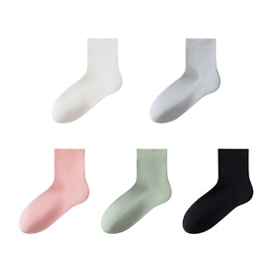 <span class=keywords><strong>Calzini</strong></span> da Donna in Cotone Pettinato <span class=keywords><strong>con</strong></span> Cuscinetto in Silicone Idratante di Grado Medicale, Anti-Screpolature, Morbidi e Idratanti per la Cura dei Piedi - Product Image 5