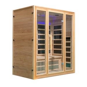Sauna a Infrarossi Lontani Biposto in Cedro Hemlock, Venduta Caldamente per Interni - Product Image 2