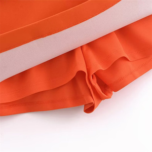 SHENZHU Collezione Primavera 2025 Donna Nuovo Abito Corto Senza Spalline a Tubino Tinta Unita 3067311 Stile Dolce in Tessuto Pettinato Tinto in Tinta Unita - Product Image 5
