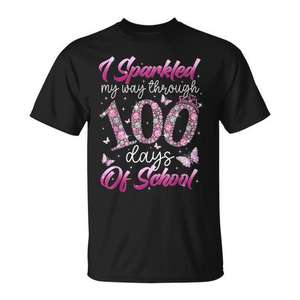 Camiseta I Sparkled My Way Through 100 Days Of School - Product Image 1