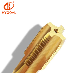 HYGOAL M30 <span class=keywords><strong>M33</strong></span> M36 M39 ISO HSS-E TiN涂层攻丝钻头，带3条螺旋槽 - Product Image 2