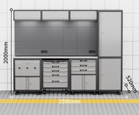 Gabinete de Herramientas Modular de Acero Resistente, Personalizable, OEM, Moderno, Combinado, con 12 Cajones, Capacidad de Carga de 1000 kg, Resistente a la Oxidación