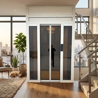 Ascenseur de villa à cabine entièrement vitrée, design moderne, pour résidence haut de gamme