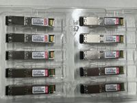 Module émetteur-récepteur optique simple fibre LC 10G SFP+ 80 km Simplex LC 1490/1550 nm DOM pour Cisco Mikrotik Switch