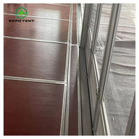 Système de plancher de cassette événement EXPO MarqueeTent alliage d'aluminium acier résistance aux UV Plswood CN;JIA taille personnalisée TF-10 70mm