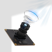 Module de caméra USB 4MP 2K, capteur CMOS 1/1.8" pour lumière noire, UVC, 100 °   FOV, 60 ips, vision nocturne pour la sécurité et la reconnaissance IA