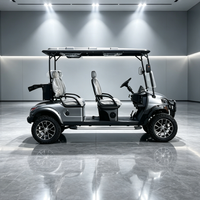 Voitures de golf électriques professionnelles 4 places alimentées au lithium 48V en vente, voiturette de golf tout-terrain, buggy de golf 30-50 km/h, 70-90 km d'autonomie