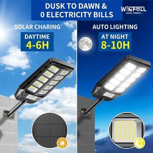 Lámpara Solar Todo en Uno con Sensor de Movimiento, Lámpara de Pared LED de Alto Brillo, Impermeable IP44 para Jardín, Camino, Patio - Product Image 4