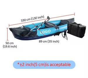 <span class=keywords><strong>Kayak</strong></span> Bote Inflable Portátil para Dos Personas Plegable y Duradero para Viajes y Exploración Acuática - Product Image 3