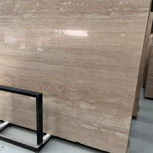 Tùy chỉnh ý Roman màu be travertine phiến đá cẩm thạch bên ngoài bức tường Ốp trang trí nội thất gạch kỹ thuật tự nhiên 1 năm ngoài trời - Product Image 6