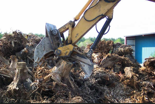 Tree Roots Remover 15-25Ton Excavator Heavy Duty Stump Remover for Land ...