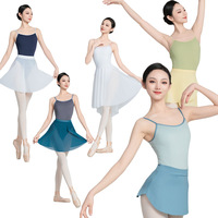 En gros Justaucorps de ballet croisé à dos ouvert à fines bretelles pour femme, extensible, pour la gymnastique, l'entraînement et la danse, justaucorps de ballet personnalisés