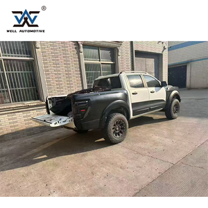 Kit carrosserie de haute qualité pour <span class=keywords><strong>Ranger</strong></span> 2012-<span class=keywords><strong>2021</strong></span>, mise à niveau vers le 4ème <span class=keywords><strong>Raptor</strong></span>, pare-chocs, calandre, phare, capot moteur - Product Image 4