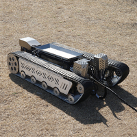 Nouveau modèle de robot de tuyau de dragage Châssis de robot de chenille d'inspection de pipeline