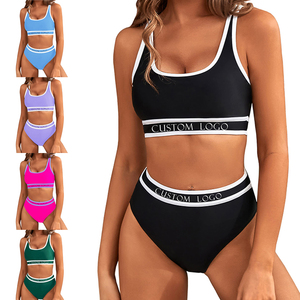 Traje de baño de talla grande con logotipo personalizado para mujeres gordas Deporte Natación Preadolescentes Niñas Traje de baño Ropa de playa Traje de baño para mujeres - Product Image 2