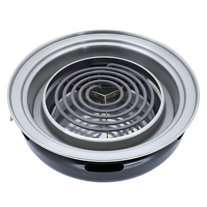 Parrilla eléctrica para barbacoa Pinnovo, Mesa integrada para barbacoa, mesa redonda, parrilla para barbacoa, <span class=keywords><strong>horno</strong></span> para salida de aire superior - Product Image 6