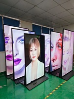 Affichage numérique sur pied de 86 pouces, Android 120Hz, WiFi, écran tactile 4K, totem vertical, écran LCD, Adobe RGB 98%