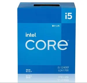 Nouveau processeur I5-12400F CPU LGA 1700 prise Six cœurs ordinateur de bureau de jeu Cpu Core I5-12400F